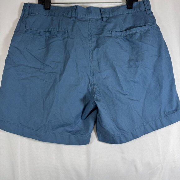 Patagonia Men's Light Blue Flat Front Shorts - Picture 2 of 7